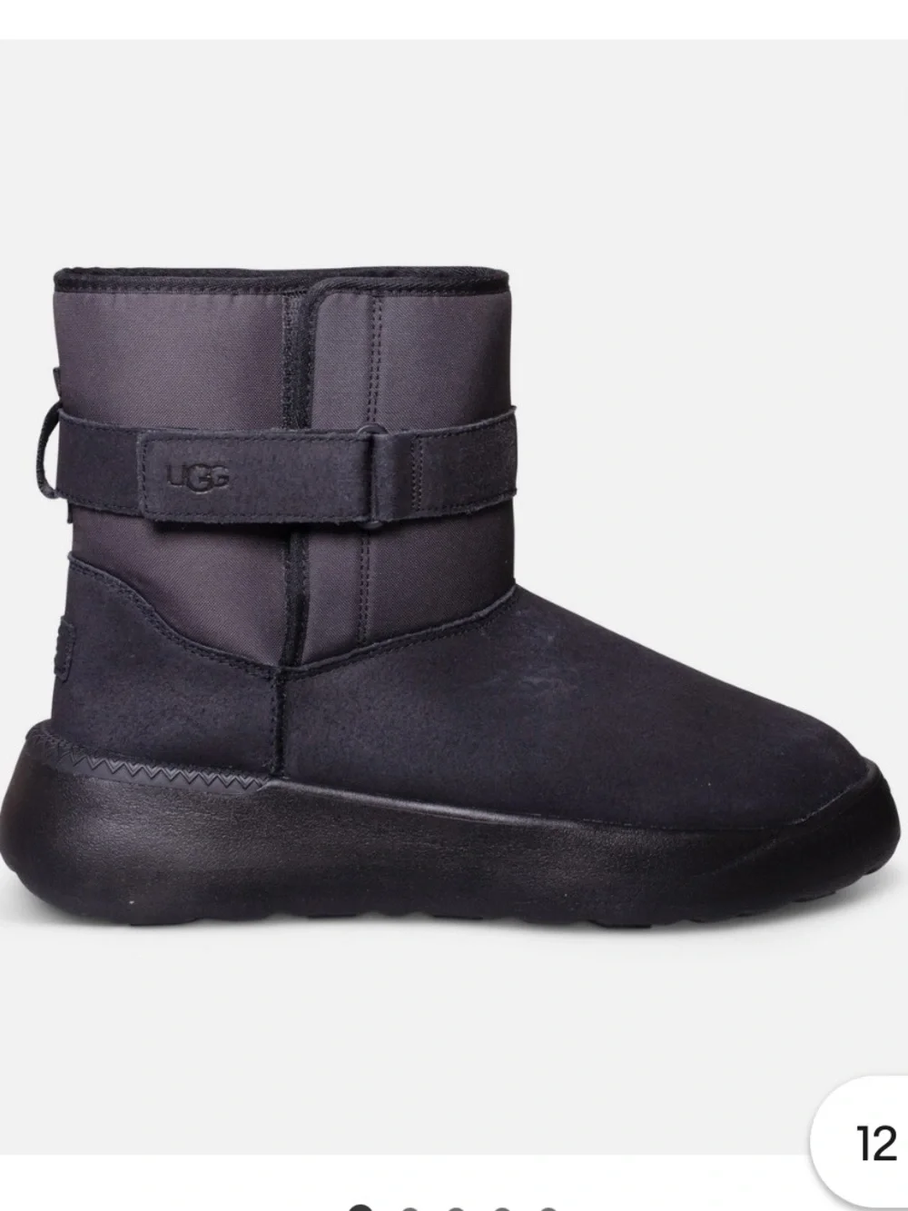 UGG CLASSIC S BLACK BOOTS - MEN'S